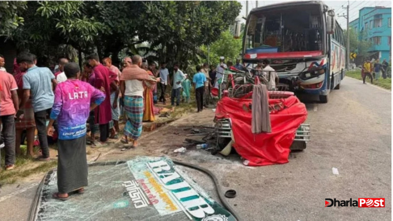 ময়মনসিংহে বাসের চাপায় অটোরিকশার ৭ যাত্রী নিহত