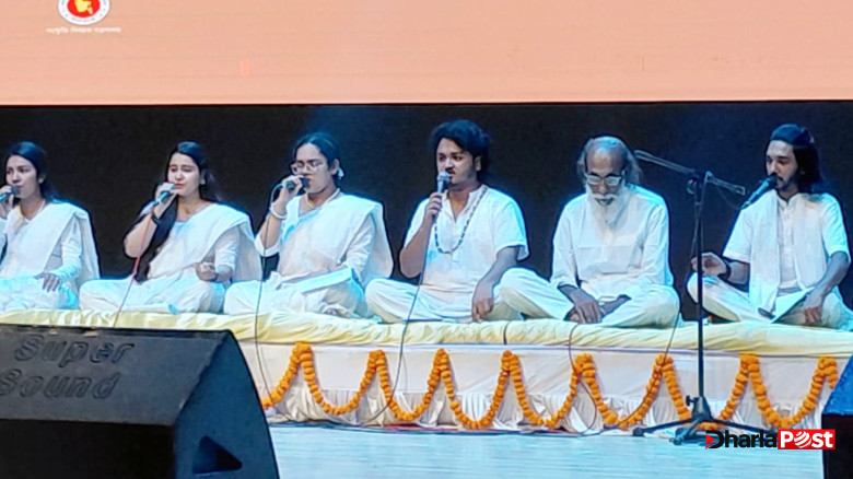 রংপুর শিল্পকলা একাডেমি মিলনায়তনে কবীর-লালন মরমি সংগীত উৎসব